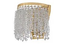 Бра Sara E 2.10.106 G Arti Lampadari прозрачный 1 лампа, основание золотое в стиле классический 